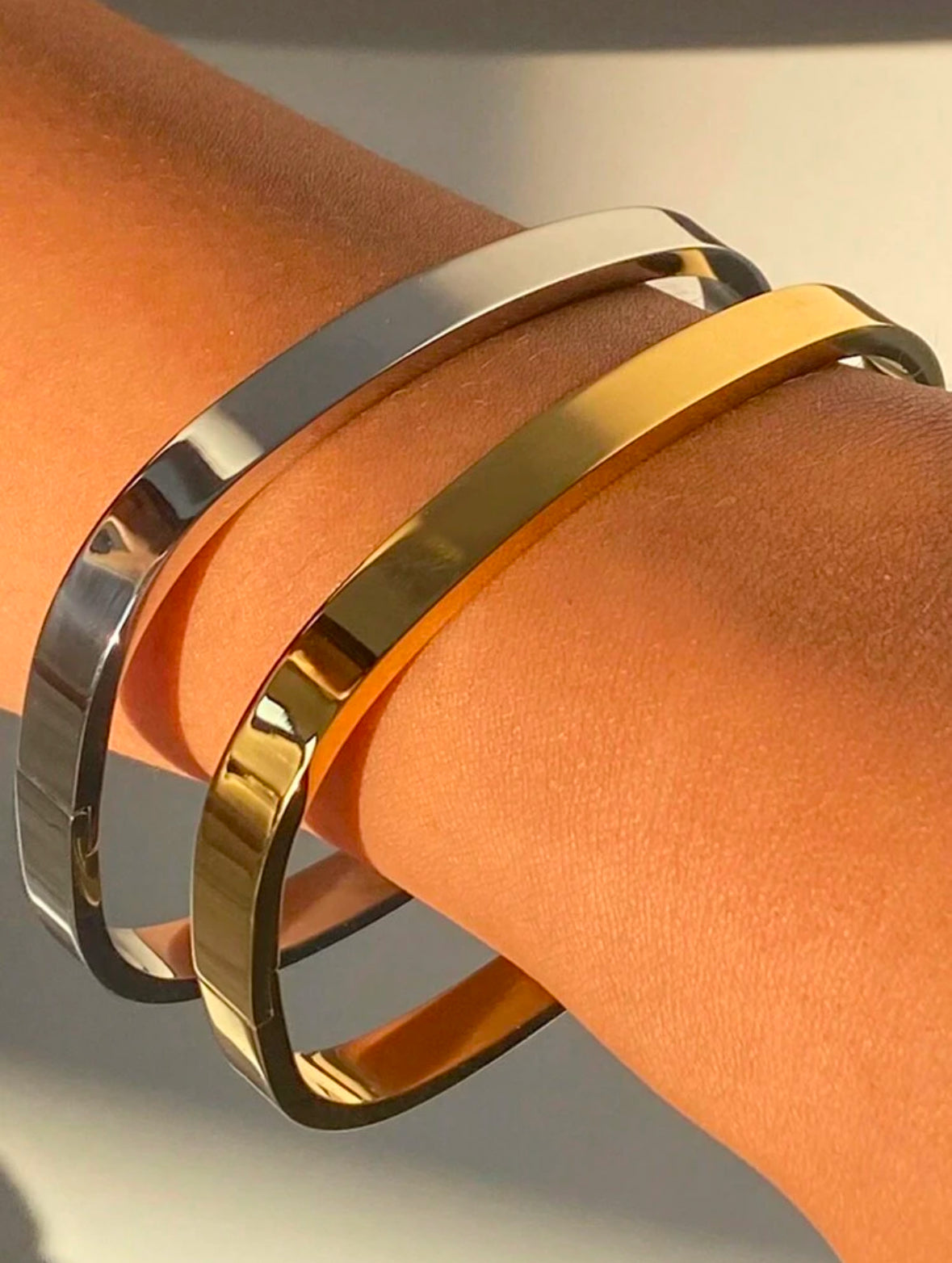 Minimalist Square Bangle
