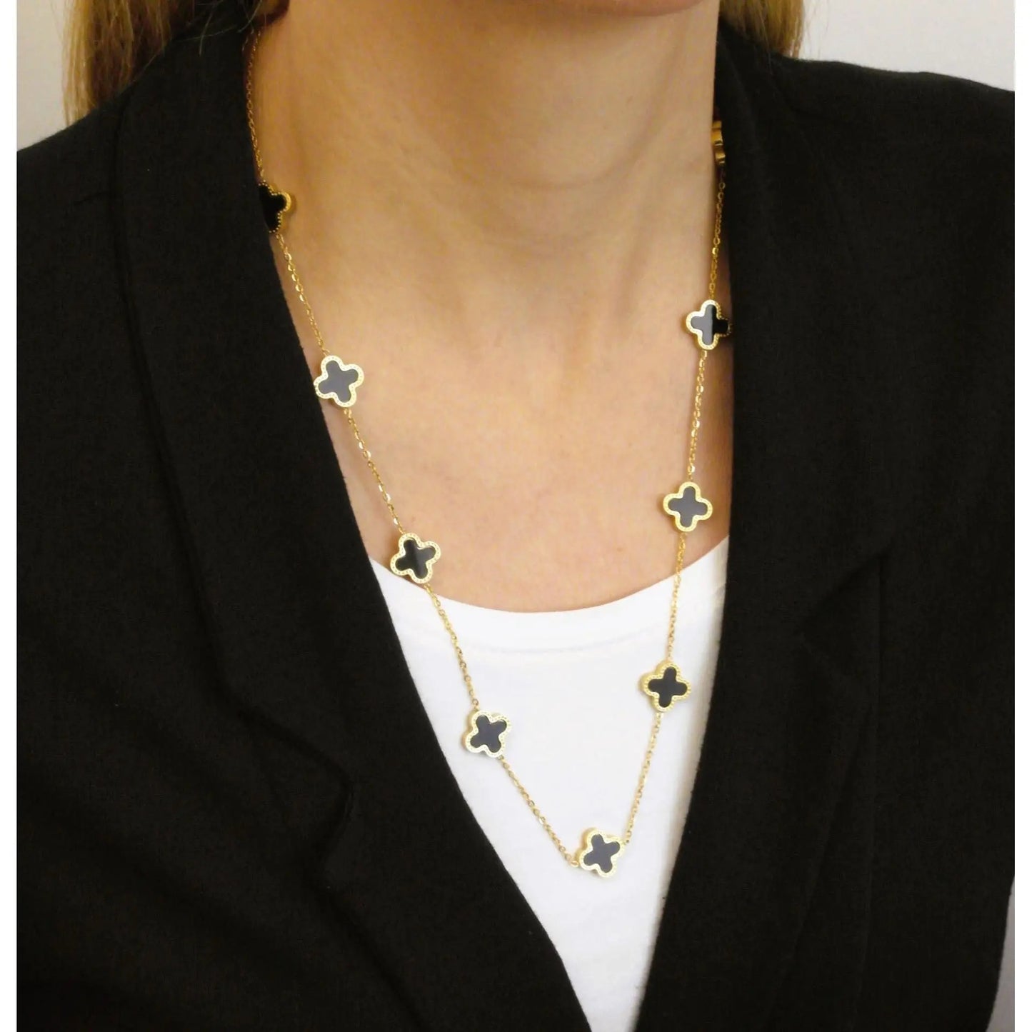 10 Clover Necklace