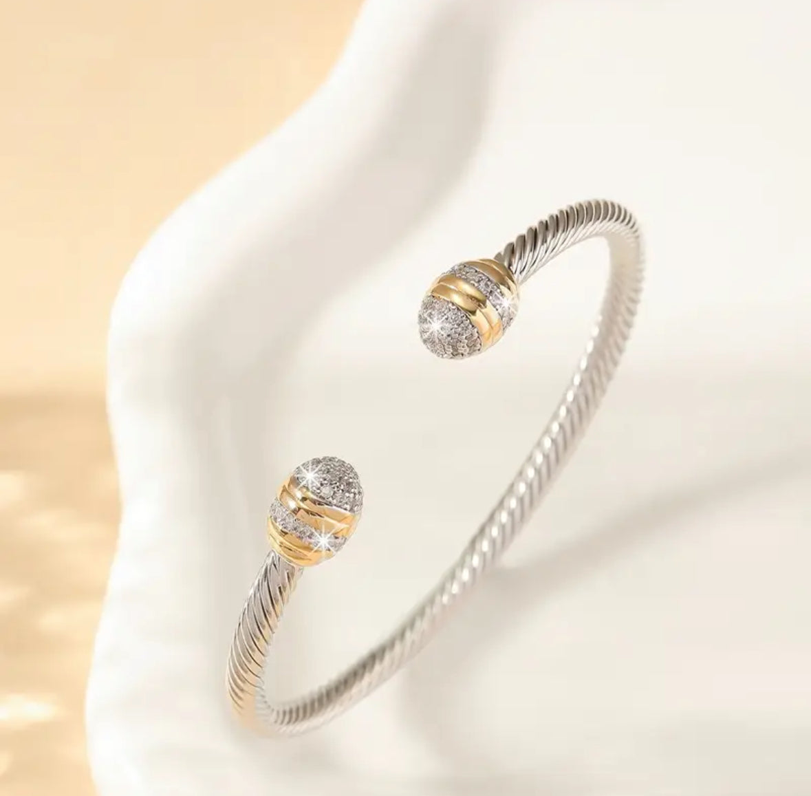 Celestial Spark Cuff Bangle