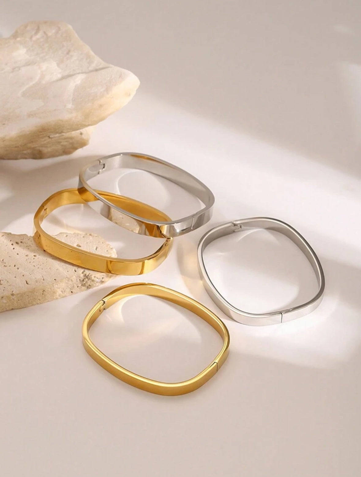 Minimalist Square Bangle