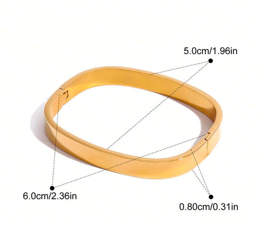 Minimalist Square Bangle