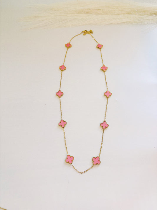 10 Clover Necklace