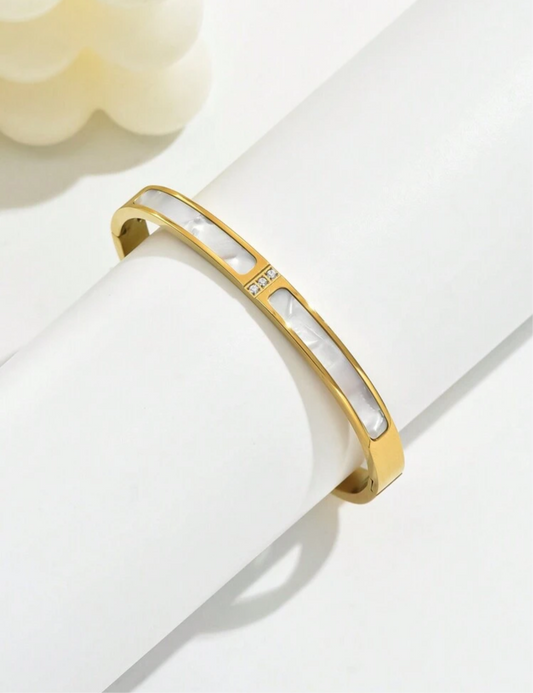 Celeste Glow Gold Bangle