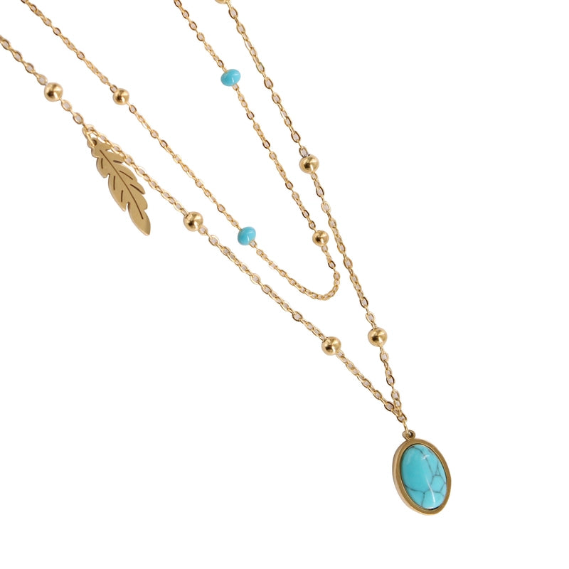 Turquoise Layered Necklace